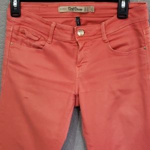 Zara core denim trafaluc collection coral slim sz4